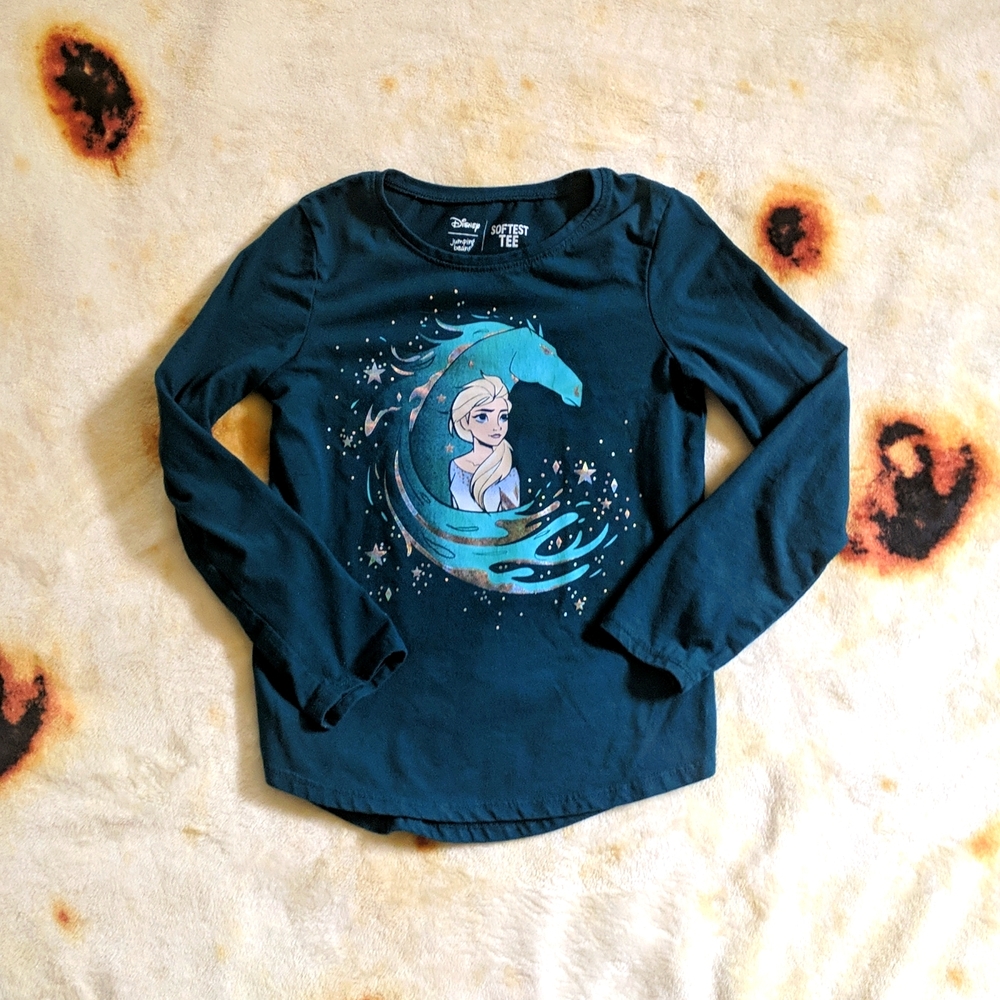 Jumping Beans Elsa long sleeve shirt, size 6